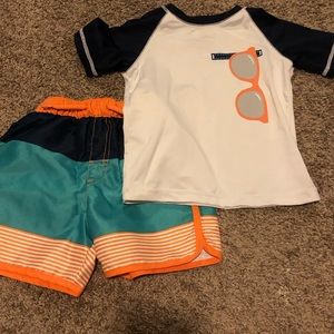 Swim Trunks with Swim Shirt